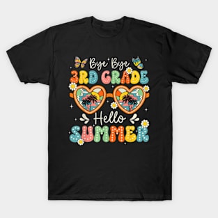 Goodbye 3Rd Grade Hello Summer Last Day Of School Boys Kids T-Shirt T-Shirt